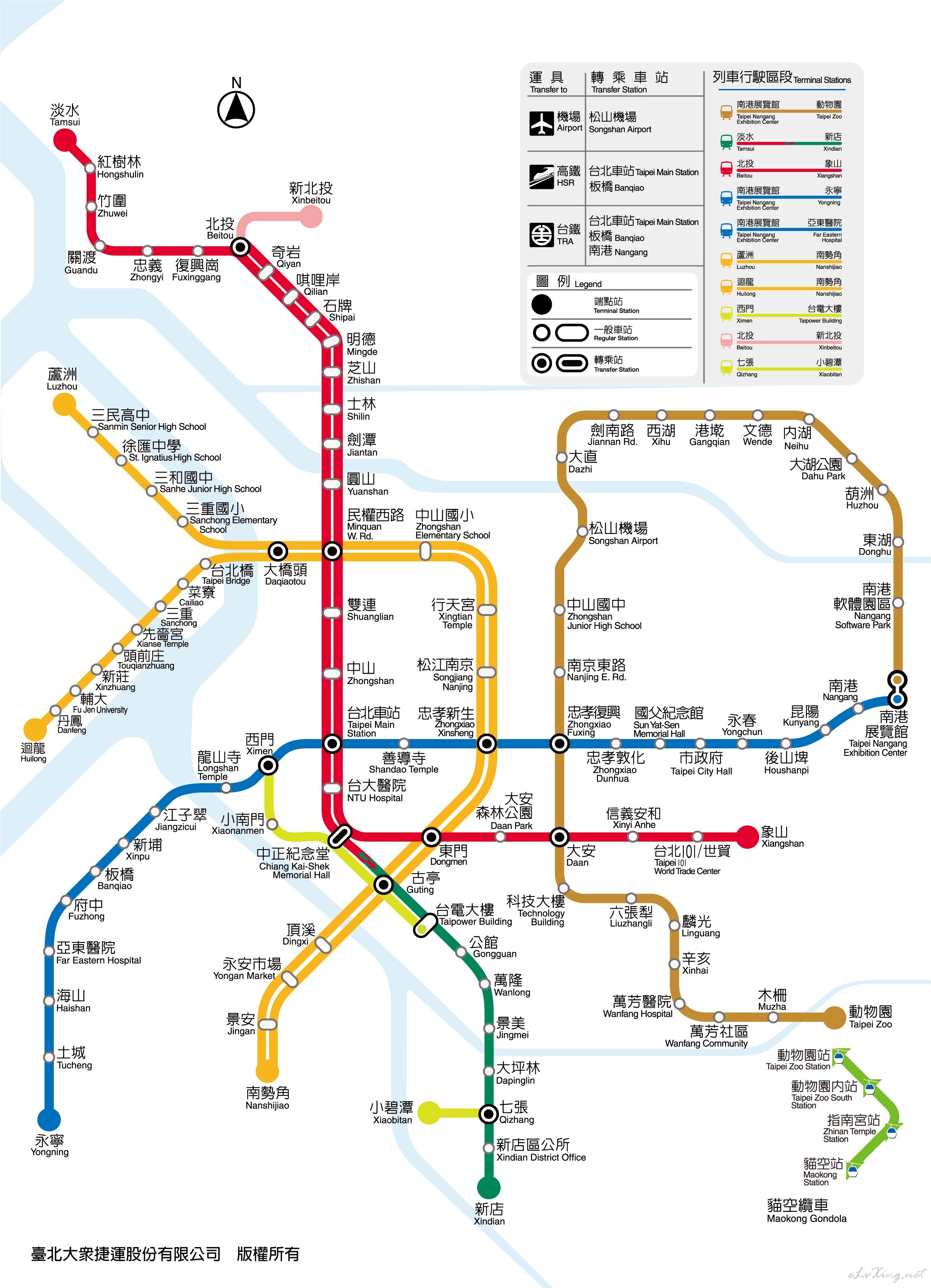 台湾高清版地铁线路图下载